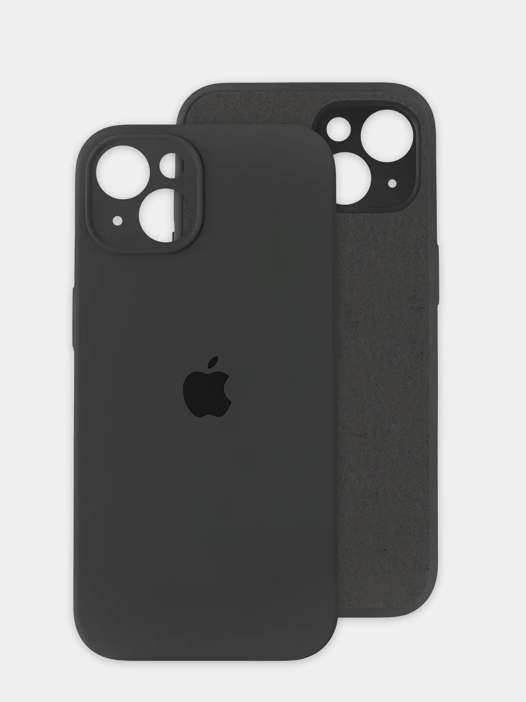 Угольный чехол на iPhone, Айфон 13, силиконовый