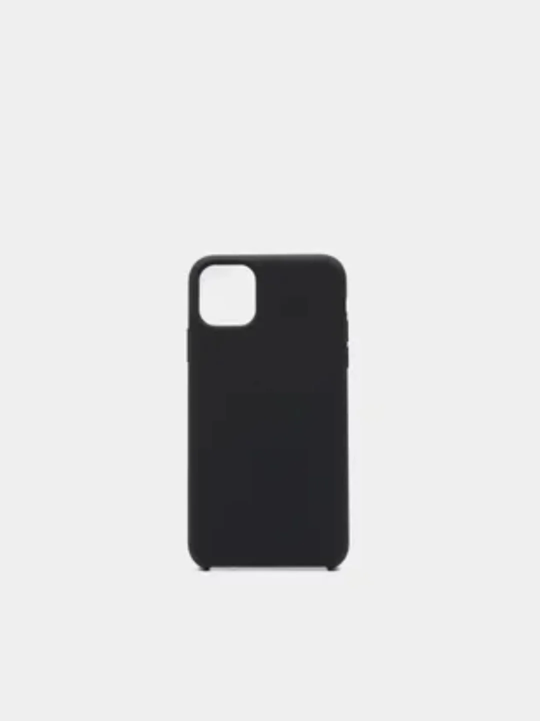 Черный чехол Silicone case iPhone 6 7 8 Plus X XS Max XR 11 12