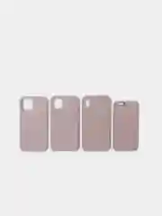 Бежевый меланж чехол Silicone case iPhone 6 7 8 Plus X XS Max XR 11 12