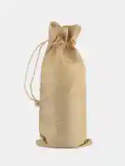 Белый новогодний чехол для бутылок