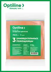 Салфетки губчатые прорезиненные 3шт/уп