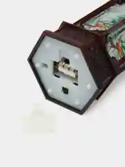 Бордовый новогодний LED светильник фонарик на елку, игрушка на елку с светильником
