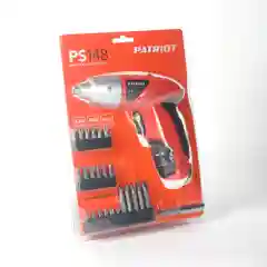 Отвертка аккумуляторная Patriot PS 148 The One, 4,8 В, 0,6 Ач Ni-Cd, комплект бит
