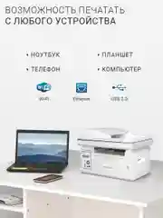 МФУ Pantum M6557NW принтер, сканер, копир, Wi-Fi, LAN