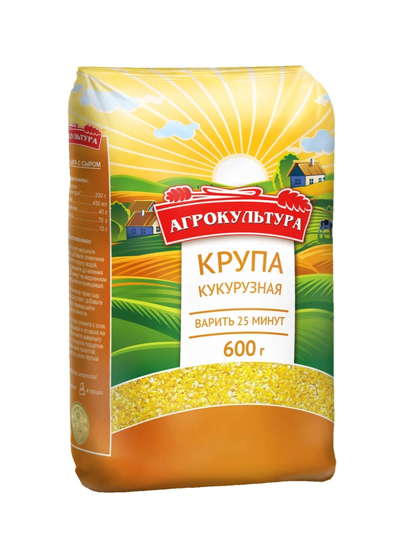Крупа Кукурузная Агрокультура, 600г