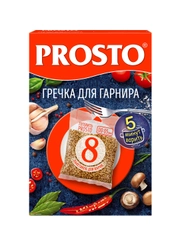 Гречка для гарнира PROSTO в варочных пакетиках, 500г