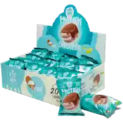 FIT KIT Десерт глазир."ЧОКОРОН" со вкусом Кокос и крем 30г(Protein Chocoron Coconut cream)