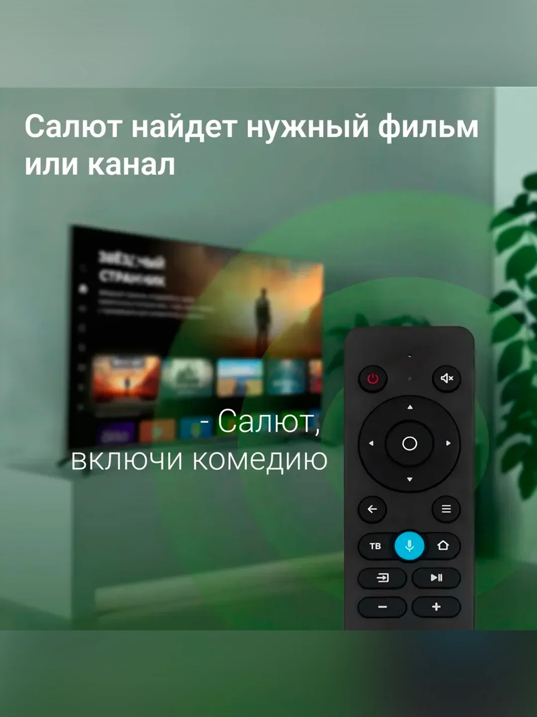 Телевизор LED Digma 40" DM-LED40SBB36 Smart Салют ТВ