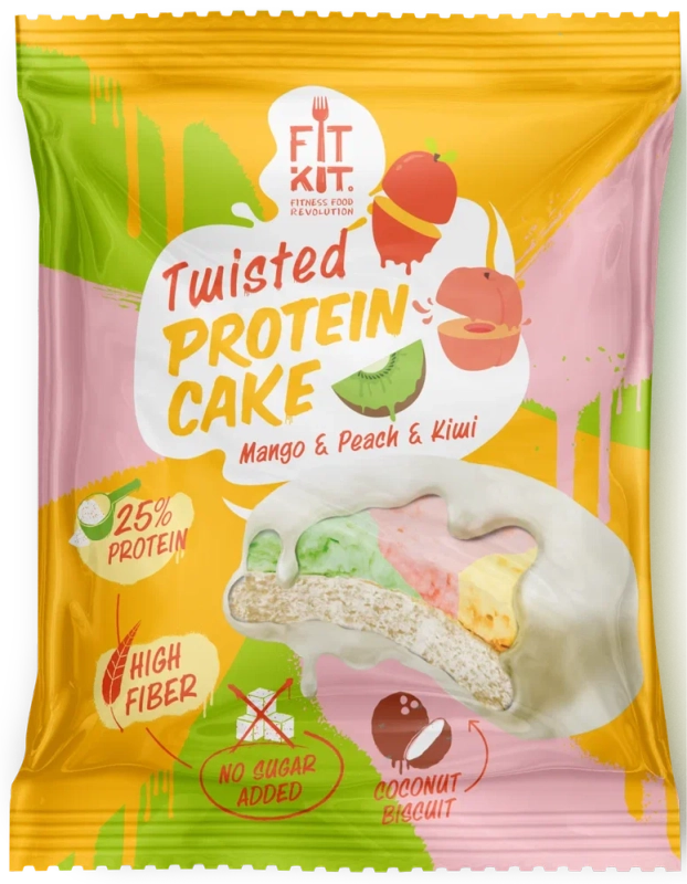 FIT KIT Дес.гл."ТВИСТЕД-КЕЙК" со вк.Манго-перс.-киви 70г