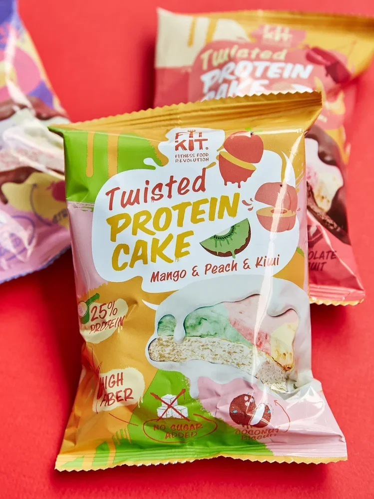 FIT KIT Дес.гл."ТВИСТЕД-КЕЙК" со вк.Манго-перс.-киви 70г