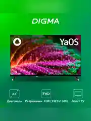 Телевизор LED Digma 32" DM-LED32SBB33 Smart Яндекс.ТВ