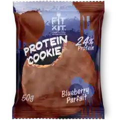 FIT KIT Десерт гл."КУКИ"со вк.Чернич.парфе 50г(Protein Chocolate Cookie Blueberry Parfait)