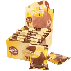 FIT KIT Десерт глаз."КУКИ" со вкус.Сладкий сыр 50г (Protein Chocolate Cookie Sweet Gheese)