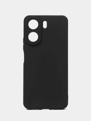 Чехол для Xiaomi Redmi 13C/Poco C65 (Сяоми Редми 13С/С65),черный защита камеры силиконовый