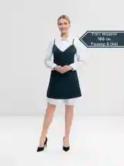 Зеленый комплект - двойка женский: платье - рубашка, сарафан, повседневный, вечерний