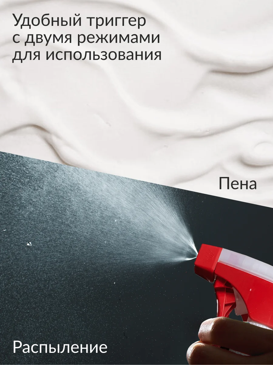 Концентрированное средство для мытья стекол,пластика и зеркал Jundo Active foam, 500 мл