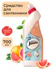 Гель для сантехники Jundo WC с ароматом Грейпфрута 0,75 л
