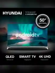 Телевизор QLED Hyundai 50" H-LED50QBU7500 Smart Android TV