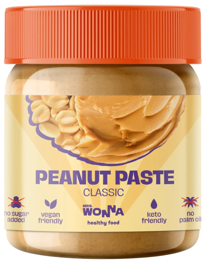 MRS.WONNA Паста арахисовая классическая 250г (Peanut paste classic)