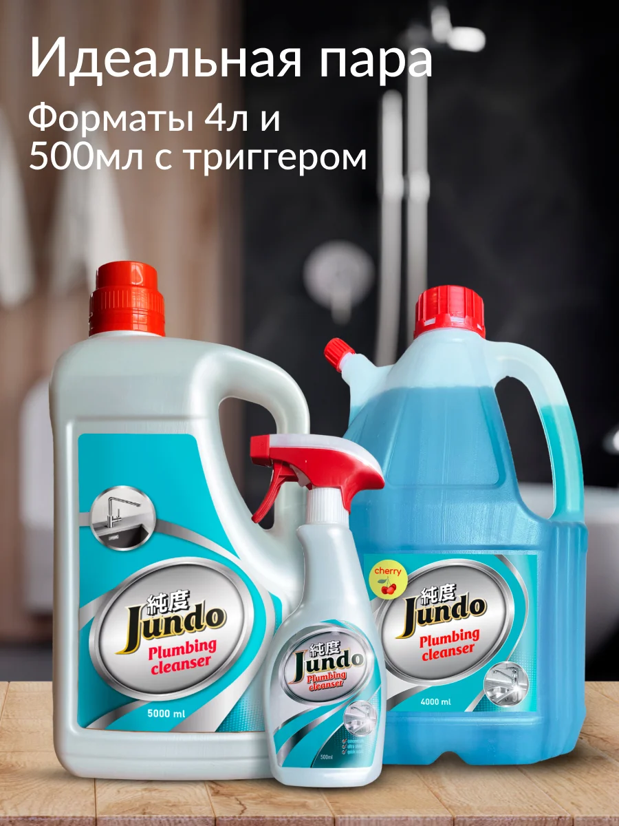 Средство для сантехники Jundo Plumbing cleancer 0,5 л