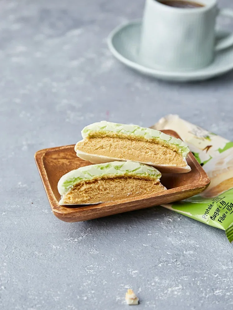 FIT KIT Десерт глазированный Кейк со вкусом Груша-ваниль 70г (Protein Cake Pear vanilla)