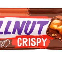 FIT KIT Батончик глазированный с начинкой со вкусом «Арахис-карамель» 45г (WELLNUT)
