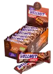 FIT KIT Батончик глазированный с начинкой со вкусом «Арахис-карамель» 45г (WELLNUT)