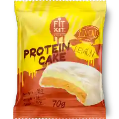 FIT KIT Десерт глазированный Кейк со вкусом Лимон-миндаль 70г (Protein Cake Almond lemon)