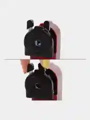 Точилка механическая BRAUBERG "JET"металлический механизм, черный/бордовый, 222517