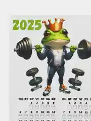 Золотистый хаки календарь с приколом на 2025 год, Алкокалендарь, Мотивирующий, Секскалендарь . подарок 18+