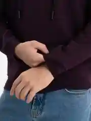 Тёмно-бордовый свитшот мужской