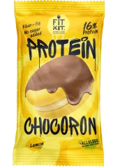 FIT KIT Десерт глазированный "ЧОКОРОН" со вкусом Лимон 30г (Protein Chocoron Lemon)