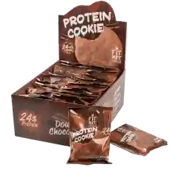 FIT KIT Десерт гл."КУКИ" со вк.Двойн.шокол.50г(Protein Chocolate Cookie  Double chocolate)