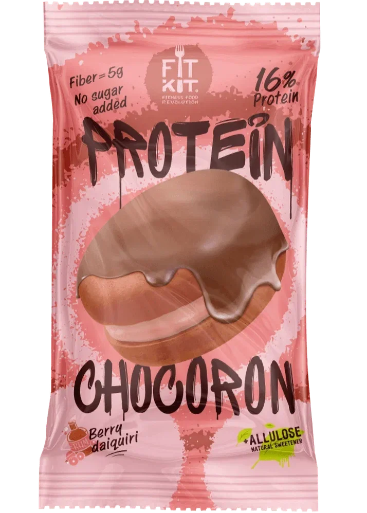 FIT KIT Десерт глаз."ЧОКОРОН" со вкус.Ягодный дайкири 30г (Protein Chocoron Berry daquiri)