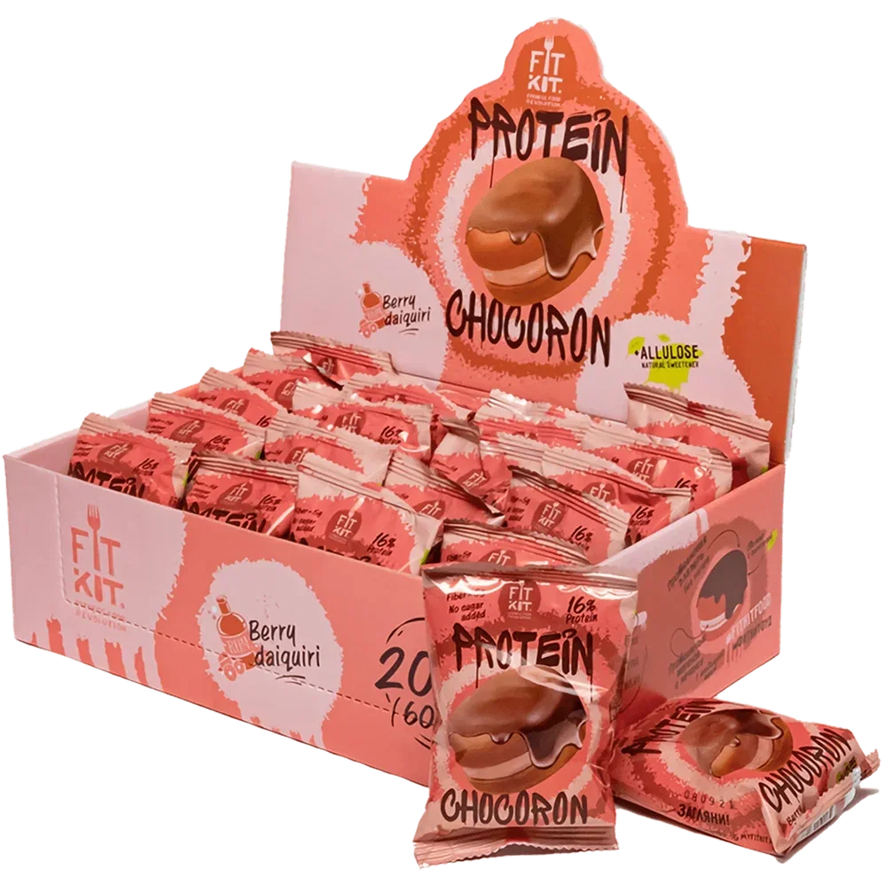 FIT KIT Десерт глаз."ЧОКОРОН" со вкус.Ягодный дайкири 30г (Protein Chocoron Berry daquiri)