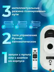 Робот мойщик окон Sonnen UltraClear, 456235, датчик от падения, 26 салфеток, пульт ДУ