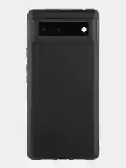 Черный чехол для Google Pixel 6 силиконовый BROSCORP матовый тонкий с бортиком - защитой камер
