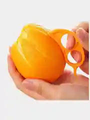 Оранжевый нож для цитрусовых пластиковый