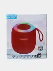 Красный колонка блютуз SH 309, портативная, с RGB подсветкой