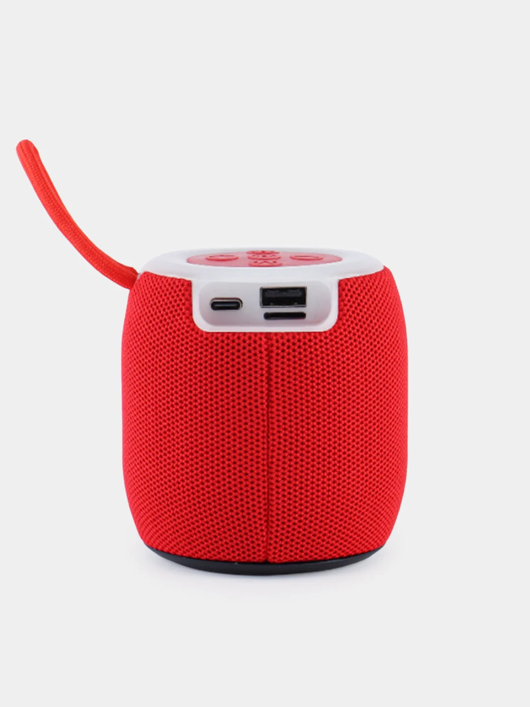 Красный колонка блютуз SH 309, портативная, с RGB подсветкой