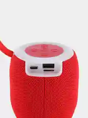 Красный колонка блютуз SH 309, портативная, с RGB подсветкой