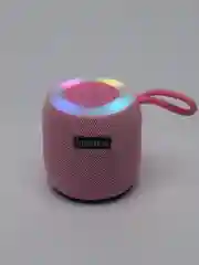 Розовый колонка блютуз SH 309, портативная, с RGB подсветкой