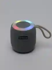 Серый колонка блютуз SH 309, портативная, с RGB подсветкой