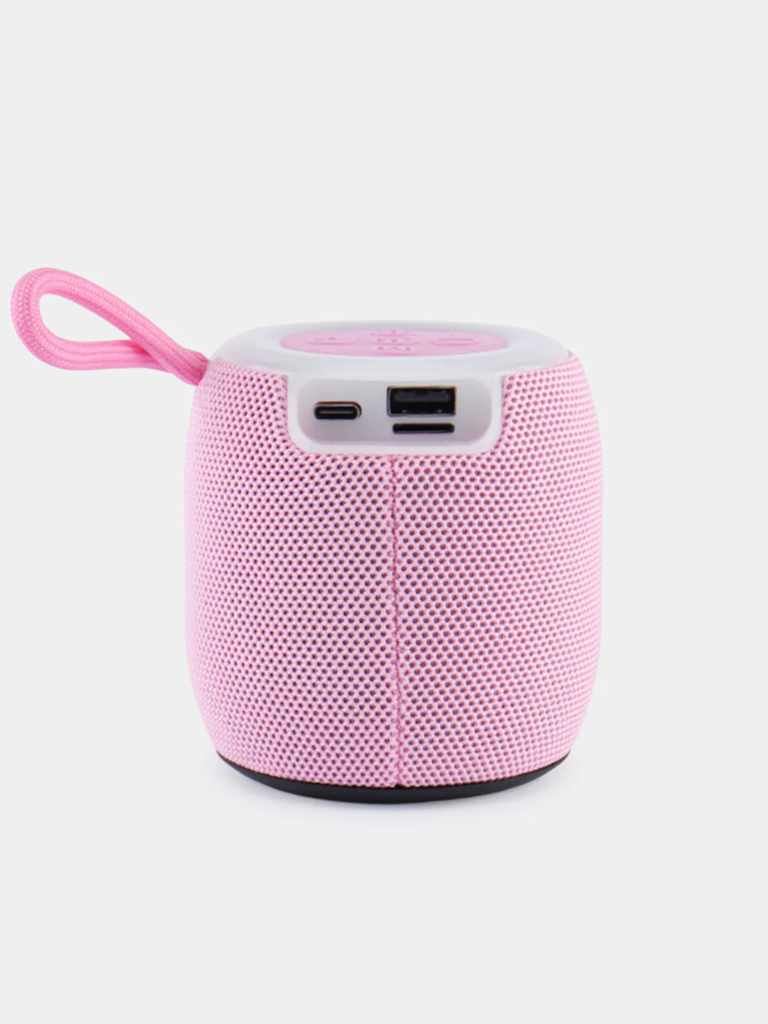 Розовый колонка блютуз SH 309, портативная, с RGB подсветкой