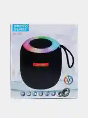 Синий колонка блютуз SH 309, портативная, с RGB подсветкой