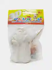 Синий новогодний  подарочный набор . Гипсовой фигурки для раскрашивания. Дед Мороз. Снегурочка