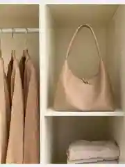 Сумка женская Хобо бежевая