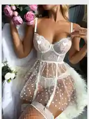 Комплект женского эротического белья, кружевное, сетка, свадебное, нижнее интимное белье