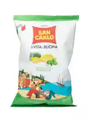 Чипсы картофельные "San Carlo" со вкусом соуса песто