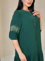 Зеленый платье женское вечернее, большие размеры